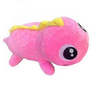 Poupée en peluche créative de dinosaure aux grands yeux, mignon petit oreiller de compagnon de lit de dinosaure, petit coussin de chevet de monstre-rose - Neuf
