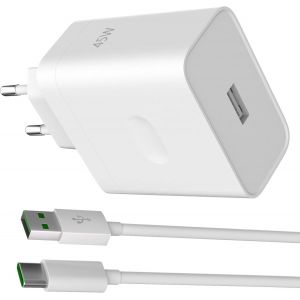 ChenQuanSarl-45W Chargeur Rapide Avec Cable Usb C 1M 6A Pour Oppo Reno13 Fs 5G/A5 Pro/A40/A3/A3X/A60, Supervooc Chargeur Secteur Pour Realme Narzo 70X 5G/14T/14/13/12/C75X/C75/C61/C63/C65/13 Pro 5G - Neuf
