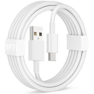 JGD-C&acirc;ble Carplay pour iPhone 17 16 15 Voiture, 2M C&acirc;ble USB A vers USB C Voiture pour Apple Carplay et Android Auto,Cordon USBC Charge Rapide for iPhone 16 15 Auto Charge Rapide pour Samsung - Neuf