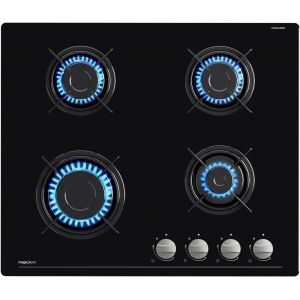 Checarzhn--No1-Plaque De Cuisson Gaz 4 Feux, 60cm Encastrable, Ville Et Bouteille, 7800w - Neuf