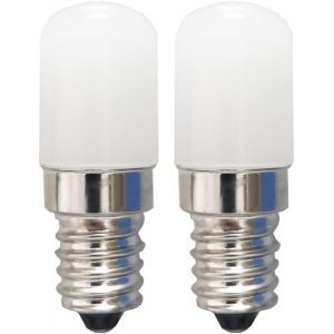 Yemaesre-Lot De 2 Lampe E14 Led Ampoule Pour Réfrigérateur, 2 W - Blanc Froid - 6500k, Ampoule Led Réfrigérateur E14 - Neuf