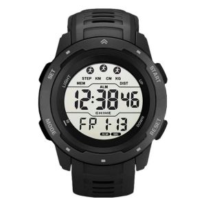 Montre Lumineuse De Course D'extérieur-Grand Écran,Noir,Synoke 9811 Noir - Neuf