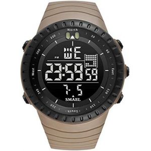 Eryi-Homme Digitale Outdoor Sport Militaires Montre Led Lumières Électronique Chronomètre Date Plastique Etanche Montres Bracelet - Neuf