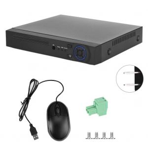 Enregistreur video numerique DVR 1080p 16 canaux AHD/IPC compatible avec systeme de securite CCTV ONVIF 100-240 VUS - Neuf