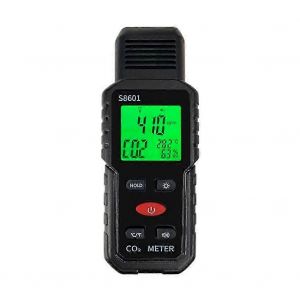 Compteur de CO2 3 en 1 Moniteur de qualité de l'air Moniteur de CO2 portable 5000Ppm Mesure du dioxyde de carbone / Détecteur S8601 - Neuf