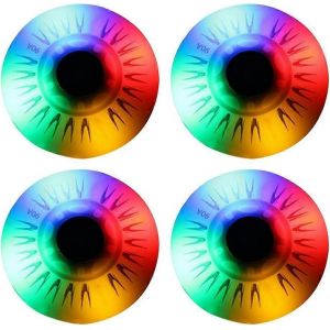 Roues De Patin À Roues Alignées 4 Pack Led Flash Clignotant Roues De Patin Roue De Secours 72mm / 76mm / 80mm Trottinettes En Ligne Pour Enfants Et Adolescents - Neuf