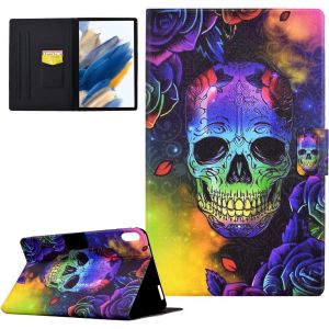 Kal-Coque Pour Lenovo Tab P11/ Tab P11 Plus 2021 (Tb-J606f/J606l/J607), &Eacute;tui De Protection Smart Cover Housse Etui Cuir Automatique Veille/R&eacute;veil Pour Lenovo Tab P11 2021 11"", Squelette Fant&ocirc;me - Neuf