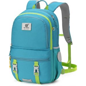 Sac à dos Enfant 18L,Sac d'école Fille Multi compartiments Sac de Voyage Garçon Cartable ado avec Stickers Personnalisés[T434] - Neuf