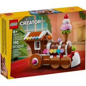 LEGO Creator - S&eacute;rie c&eacute;l&eacute;brations : le train en pain d'&eacute;pice d&eacute;coratif - 40777 - Neuf
