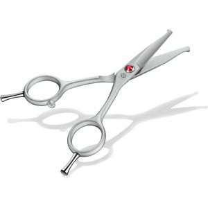 Jgd-Petits Ciseaux Pour Chiens Ciseaux &Agrave; Fourrure Droits Avec Rev&ecirc;tement Anti-&Eacute;blouissant Gris Professionnel Et Silencieux, T&ecirc;te Ronde S&ucirc;re, Straight Scissors - Neuf