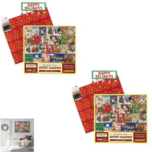 Calendrier de l'Avent - Puzzle de 2000 pi&egrave;ces - Compte &agrave; rebours jusqu'&agrave; No&euml;l 2023 - Neuf