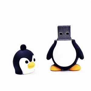 Mignon Dessin Animé Pingouin USB Clé USB Nouveauté Mode Charme PVC Si - Neuf