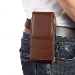 Téléphone Clip De Cas En Cuir Pochette Ceinture Holster Pour Iphone 12-15 Pro Max Et 14 De Plus, Samsung S21-24 Ultra S24 Fe S23 Fe A25 - Neuf