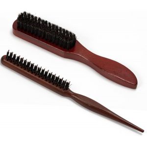 Kalanka-2 Brosse En Poil De Sanglier, Brosse Poils Sanglier, Brosse Cheveux Poils De Sanglier, Brosse Sanglier Cheveux Brosse Poil De Sanglier Pour Cheveux Longs, Bouclés, Secs Ou Abîmés - Neuf