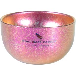 Letnerny-Tasse À Eau De Camping En Titane Coloré Double Couche - Anti-Brûlure - Ti3082d - Rose - Neuf