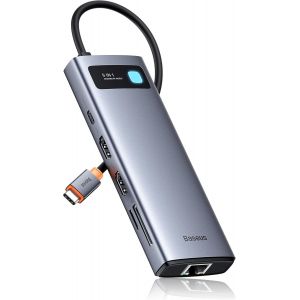 Station D'Accueil 4K @ 120 Hz, Stations D'Accueil 9 En 1 2 Hdmi Double &Eacute;cran, 1000 Mbp Ethernet, 100 W Pd, Lecteur De Carte Tf/Sd, 3 Usb, Adaptateur Multiport Pour - Neuf