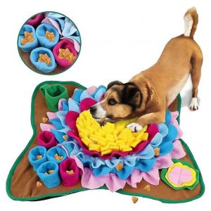 Pet Snuffle Feeding Mat Pet Dog Snuffle Mat Dog Dog Coussin De Dressage Pour Chats Chiens Portable Travel Use For Slow Eating & Odor Training - Neuf