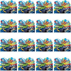 lbgwp60-Decoration Anniversaire Race Car Carte Invitation Fête Race Car Cartes Invitations Voiture De Course Carte D'Invitation De Fête Racing Car Cartons D'Invitation Voiture Course Cartes Anniversa - Neuf