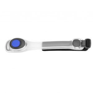 Brassard De Securite Reflechissant Avec Lumiere Led Pour Cyclisme Nocturne En Exterieur (Bleu) - Neuf