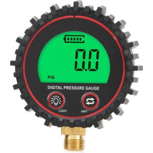 Kalanka-¿¿Manomètre Numérique 1/4 4 Unités Commutables, Visibilité Lumineuse Précise Pour Voitures, Camions, Motos, Sentiers, Suv, Camping-Cars - Neuf