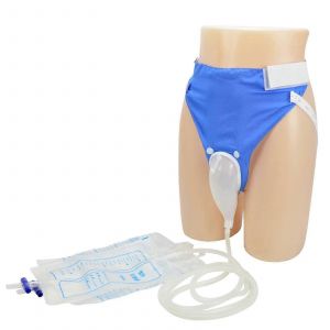 Poche &Agrave; Urine Portable Avec Conduit De Cath&eacute;ter 1000 Ml 2000 Ml Pour Hommes, Femmes, Personnes &Acirc;g&eacute;es, Incontinence Urinaire, Patients Alit&eacute;s, Homme, Bleu - Neuf