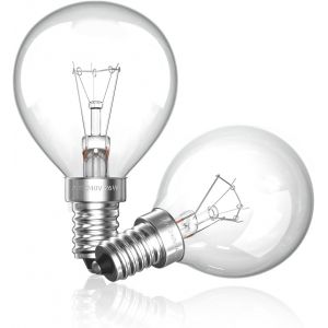 KALANKA-26W Ampoule E14 Boule Golf Vintage Blanc Chaud 2700K Ampoule Petit Culot &agrave; Vis Dimmable G45 Edison Ampoule E14 pour Lampe de Sel, Lampe Diffuseur Cire, Veilleuse de Nuit, Suspendue, Lot de 2 - Neuf