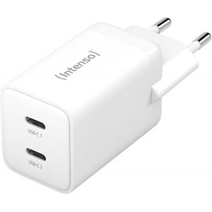 CMWX-Adaptateur d'alimentation W40CC GaN, Bloc d'alimentation USB-C avec 2 Ports USB-C, 40 W et Technologie GaN, Blanc - Neuf