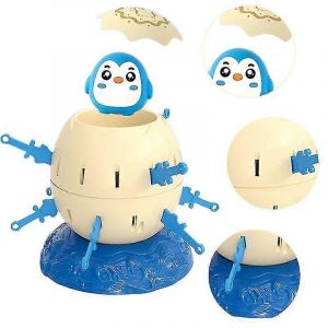 Barils de pirates gonflables pour enfants, jeux classiques de pingouins, grenouilles et canards pour f&ecirc;tes de famille, divertissement interactif-Bleu - Neuf