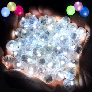 Lot De 120 Ballons Led - Blanc Chaud - Mini Lumi&egrave;res Led - Pour F&ecirc;te D'anniversaire, Mariage, Halloween, No&euml;l - Neuf