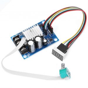 Dc12-60v 20a Pwm Dc Contr&ocirc;leur De Vitesse De Moteur &Agrave; Balais R&eacute;gulateur De Vitesse De Moteur &Eacute;lectrique R&eacute;glable - Neuf