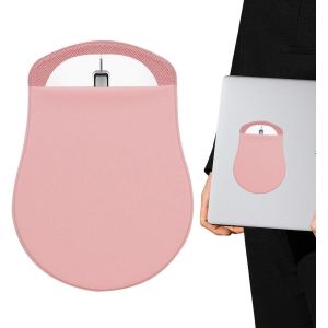 Loc-Pochette Adhésive Pour Souris, Étui De Transport Pour Disque Dur Externe Portable Adhésif Réutilisable En Forme De Souris, Pochette De Transport Élastique Compacte Pour - Neuf