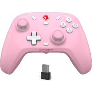 T4 Cyclone Pro Contrôleur Sans Fil Pro Pour Pc/Switch/Lite/Oled, Contrôleur Pc Avec Joystick De Détection À Effet Hall, Compatible Avec Android, Ios, Steam Deck Et Windows (Rose) - Neuf