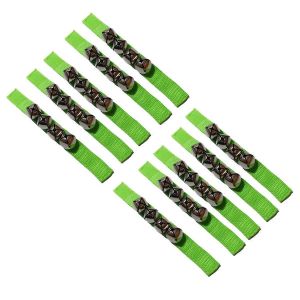 Clochette verte 10Pcs Orff,Clochette de d&eacute;veloppement &agrave; multiples facettes - Neuf