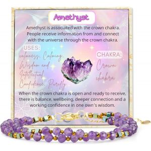 Tianyi-Bracelet Femme De Pierre Naturelle Perles, Cristal 4mm Perle Pierres Précieuses Bijoux Femme Cadeau - Neuf