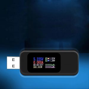 &Eacute;cran LCD Testeur USB Multifonctionnel Courant Tension Batterie Capacit&eacute; Moniteur Noir - Neuf
