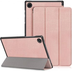 Coque pour Samsung Galaxy Tab A8 10.5&iexcl;&plusmn;2021(SM-X200/X205/X207) ?tui Housse Fonction Stand et Sommeil/R&iquest;&iquest;veil Automatiquee,Or Rose - Neuf