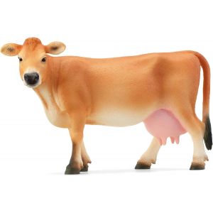 SANSH-schleich 13967 Vache Jersiaise, dès 3 ans, FARM WORLD - figurine, 4 x 14 x 8 cm - Neuf