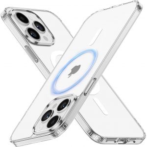 Maa-Magnétique Coque Pour Iphone 13 Pro Max (6,7 Pouces), Compatible With Magsafe Antichoc Ultime U2013 Magnétisme Puissant Et Protection Militaire - Etui Fine - Transparent - Neuf