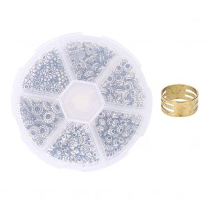 Kit D'accessoires De Bijoux Mixtes A Faire Soi-Meme (Alliage D'argent) - Neuf