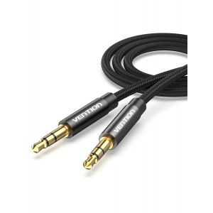 CFRY-C&acirc;ble Jack Audio C&acirc;ble Auxiliaire 3.5mm M&acirc;le vers M&acirc;le Nylon Tress&eacute; Jack St&eacute;r&eacute;o C&acirc;ble Aux Voiture pour Autoradios, iPhone, Samsung, iPod, iPad, Haut-parleurs, &eacute;couteurs, MP3 (1m) - Neuf