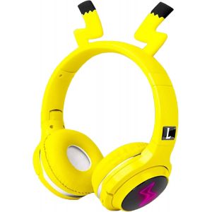 MEVRONISSHOP-Casque Bluetooth sans Fil Enfant pour Gar&ccedil;ons Filles, Casque Audio avec Micro Int&eacute;gr&eacute;, Jaune Casque Confortable Pliable avec Lumi&egrave;res LED pour Smartphone/PC/IPad/Etudes/Voyages/MP3/PS4 - Neuf