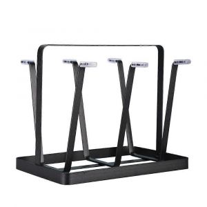 Nordiques De Verre Grille De S&eacute;chage En M&eacute;tal Tasse De Caf&eacute; Organisateur De Cuisine En Verre Porte-Gobelet - Neuf