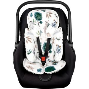 Nouvelhorizonstore-Support De T&ecirc;te 2 En 1 Pour Si&egrave;ge Auto Pour B&eacute;b&eacute; - Insert De Si&egrave;ge Auto Pour Nouveau-N&eacute; Fille Gar&ccedil;on - Coussin De Soutien Extra Doux Pour Si&egrave;ge Auto, Poussette, Balan&ccedil;oire, Animal - Neuf