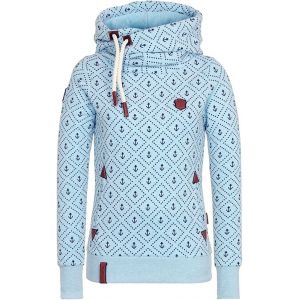 Kalanka-Femme Sweatshirt &Agrave; Capuche Manche Longue Hoodie Hauts Tops Chaud Chemise Imprim&eacute; Coeur Ancre Veste Pullover Manteau Pour Automne Hiver - Neuf