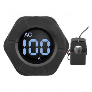 PZEM024A100A ampèremètre numérique LCD rond AC avec SplitCore CT AC30500V - Neuf