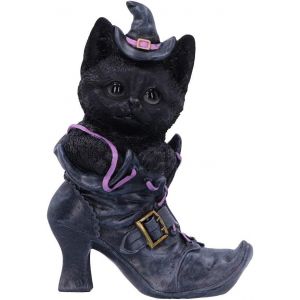 Figurine De Chat Chauve-Souris Noire 16 Cm, Vampuss, Cadeau De Sorcière, Décoration D'halloween, Moulée En Résine - Neuf