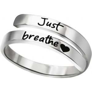 Tianyi-Bague Réglable Pour Femme, Bague C?ur Réglable, Bague En Acier Inoxydable Résistante Au Stress, Pour Les Filles Et Les Femmes Pour Les Fiançailles, Les Mariages Et Les Anniversaires - Neuf