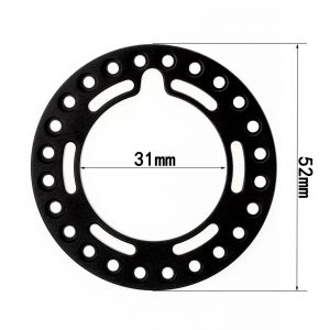 Beadlock télécommandé en aluminium de 1.9 pouces, 4 pièces, pour voiture télécommandée 1/10, jante de roue de 1.9 pouces - Neuf