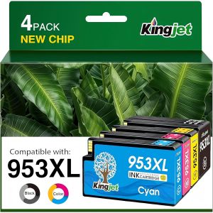 953Xl Cartouches D'Encre Compatible Pour Hp 953Xl 953 Xl Cartouches Pour Hp Officejet Pro 7720 7740 7730 8720 8210 8218 8710 8715 8718 8719 (Pack De 4 Cartouches) - Neuf