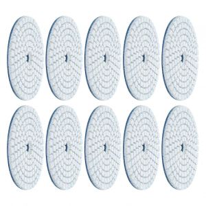 10pcs 3in Diamant Tampon De Polissage Humide Disques De Meulage Doux Accessoires Pour Marbre De Granit50 Grains A-B - Neuf